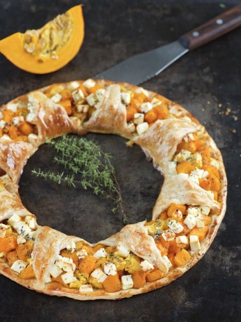 Tarte couronne aux légumes d'hiver